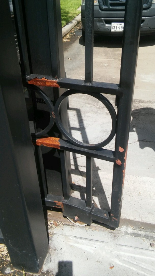 wrought iron gate repair